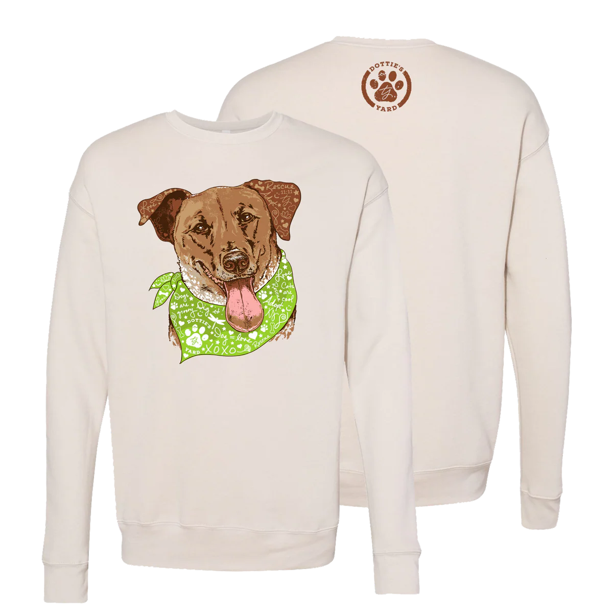 2025 Dottie's Yard - Off-White - Crewneck Sweatshirt