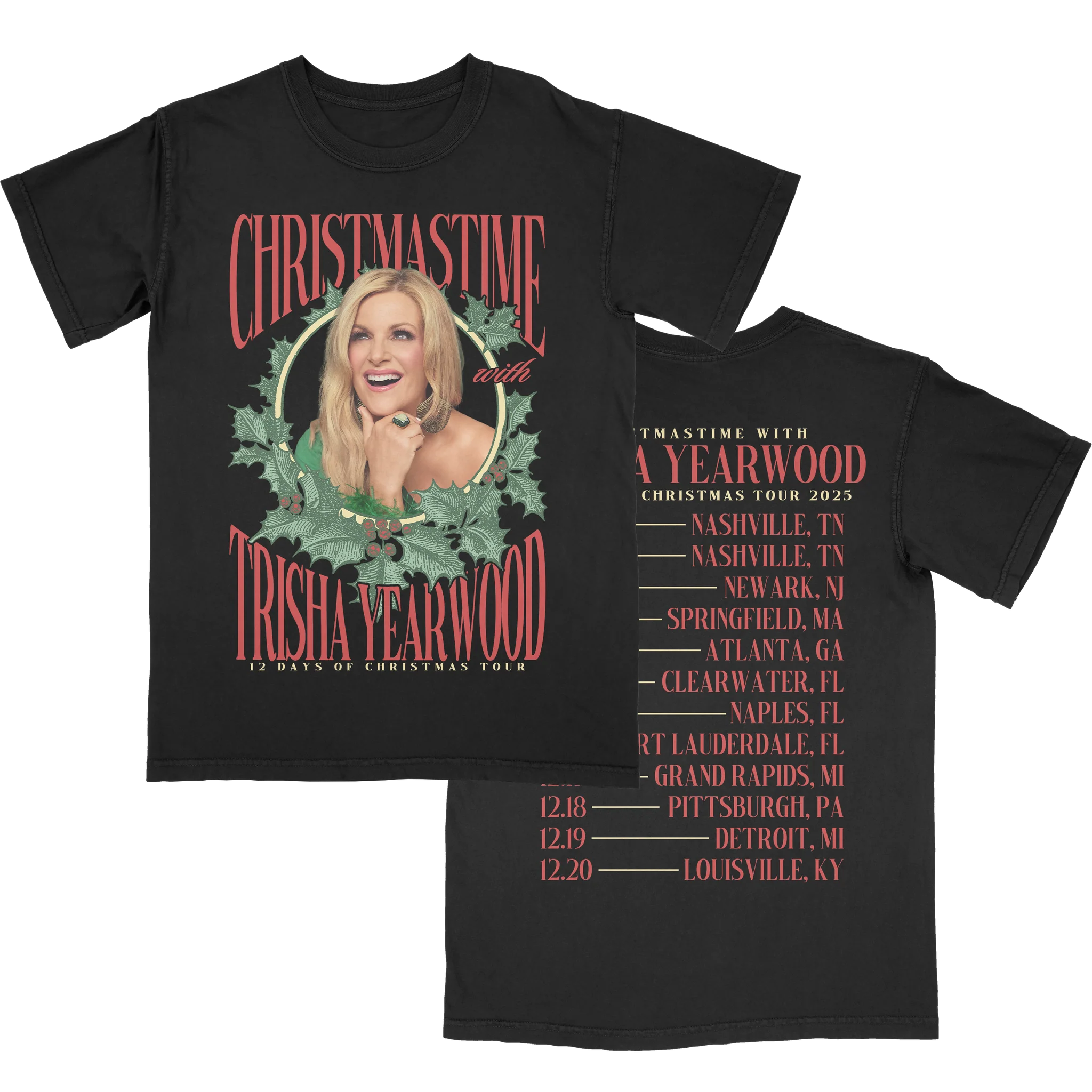 2025 Trisha Yearwood Christmastime Photo Tour Tee