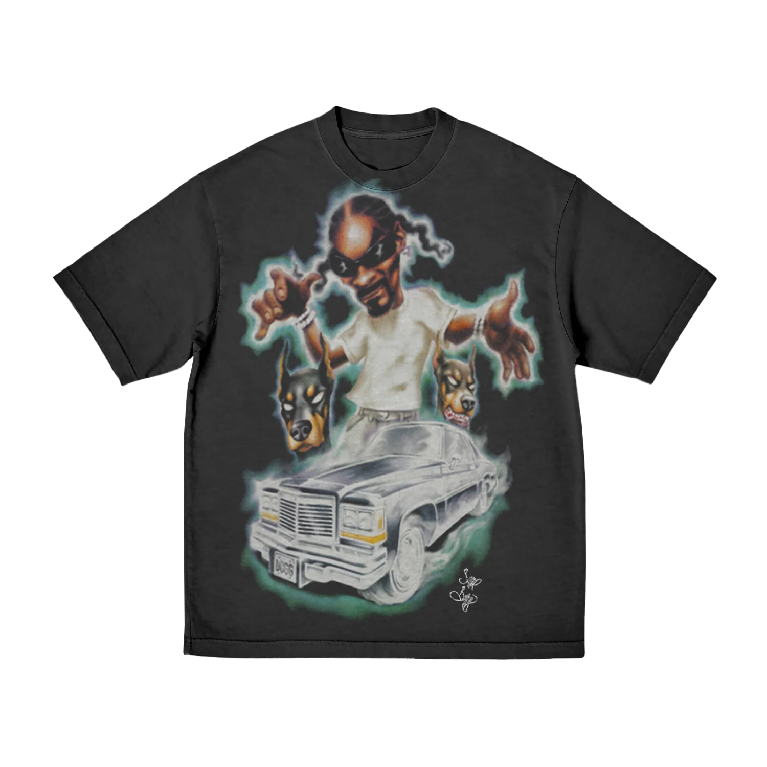 Snoop Character Tee (Black) Snoop Dogg