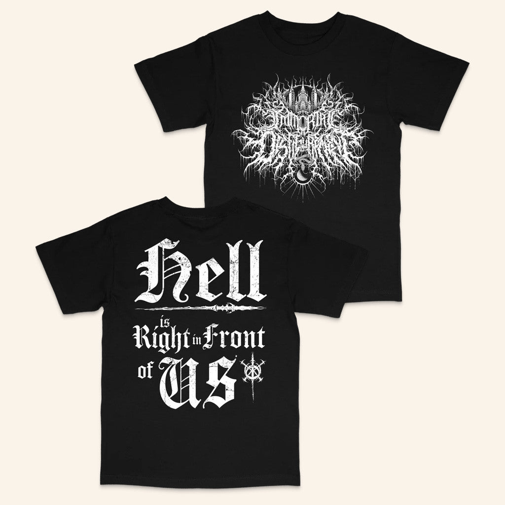 Immortal Disfigurement Merch Hell Blackletter T-Shirt Gifts For Brother