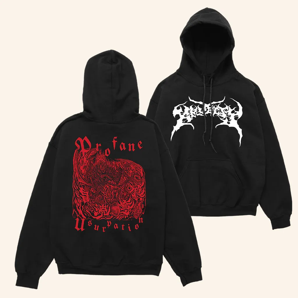 Imprint Merch Kruelty Sugi Hoodie Profane Usurpation Hoodie Kruelty Merch Gifts For Fans