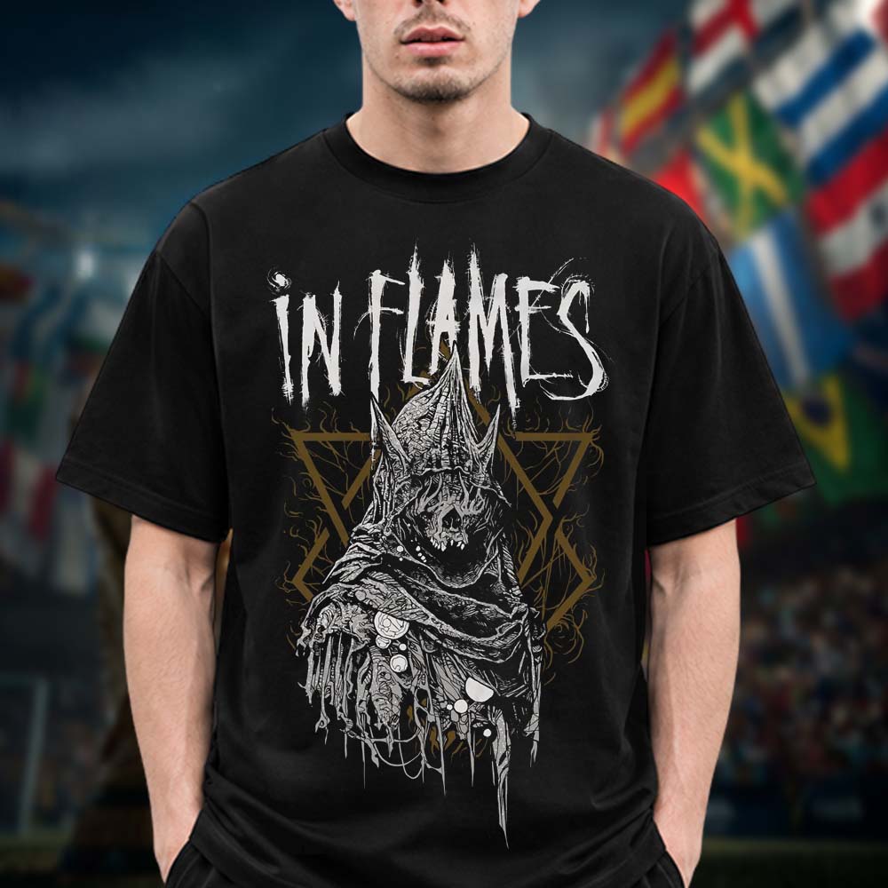In Flames European Tour 2026 Jester Horn Unisex T Shirt
