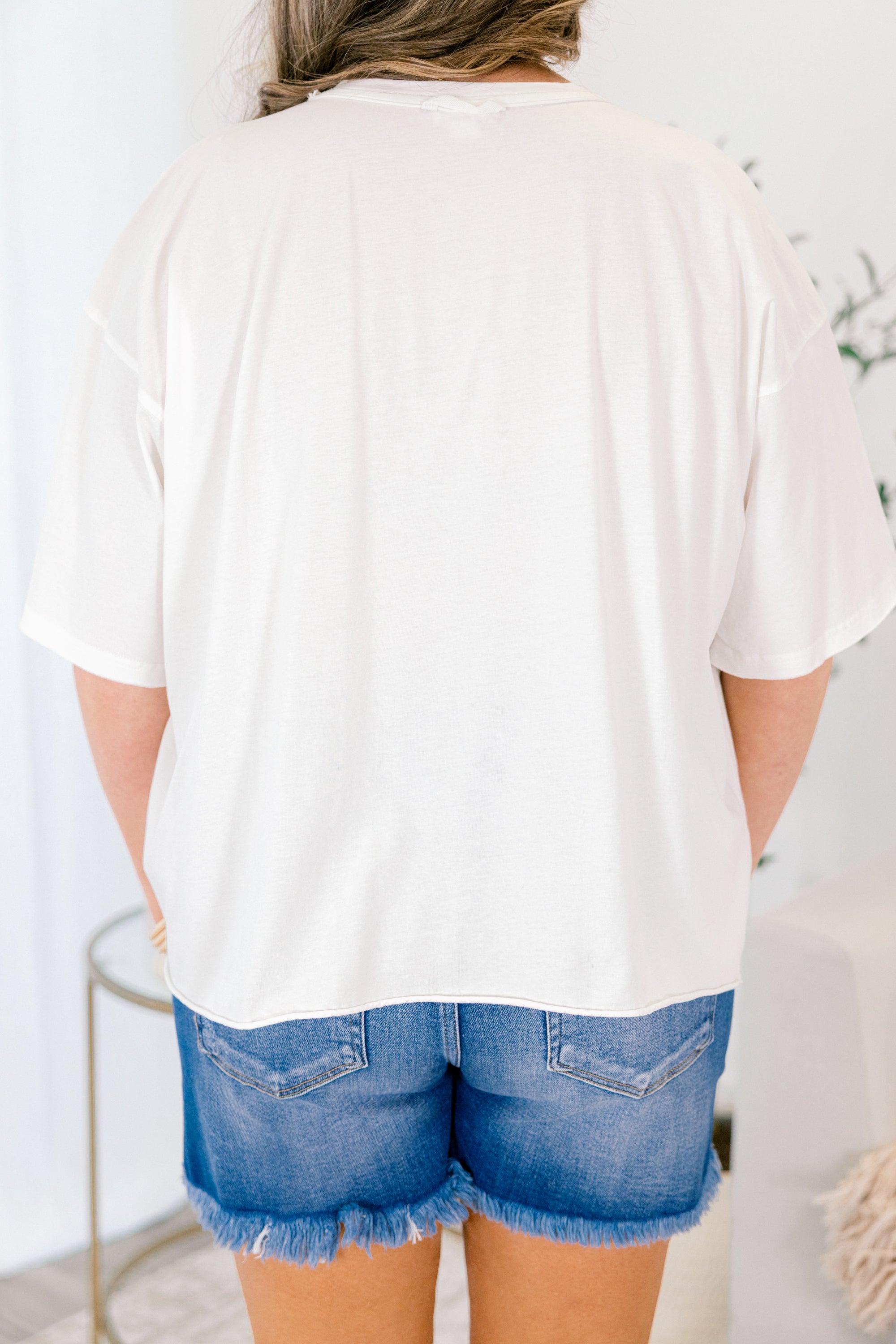 In Full Bloom Vintage Wash Tee, White 5 In Full Bloom Vintage Wash Tee, White - Image 5