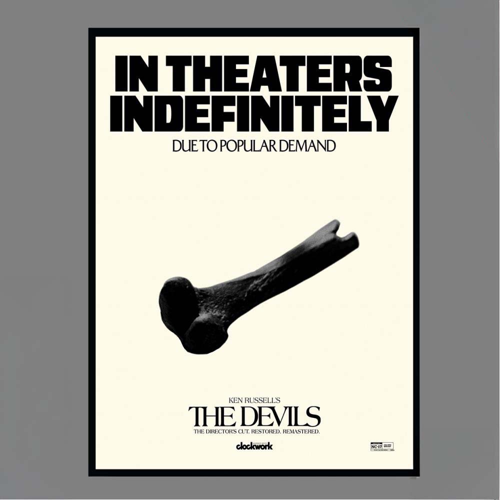 In Theaters Indefinitely Due to Popular Demand Ken Russells The Devils The Directors Cut Restored Remastered Poster