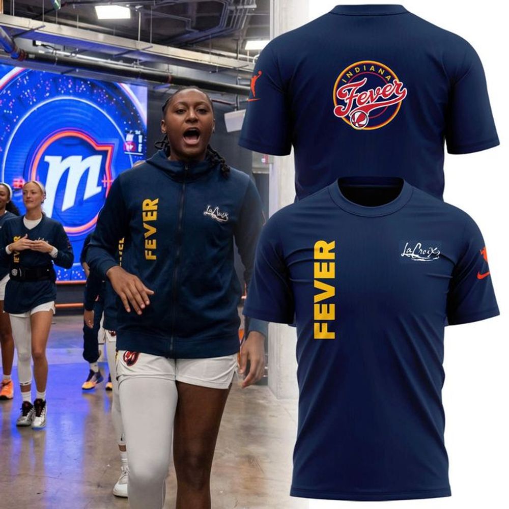 Indiana Fever 2026 LaCroix Matching Navy Blue Sports Shirt