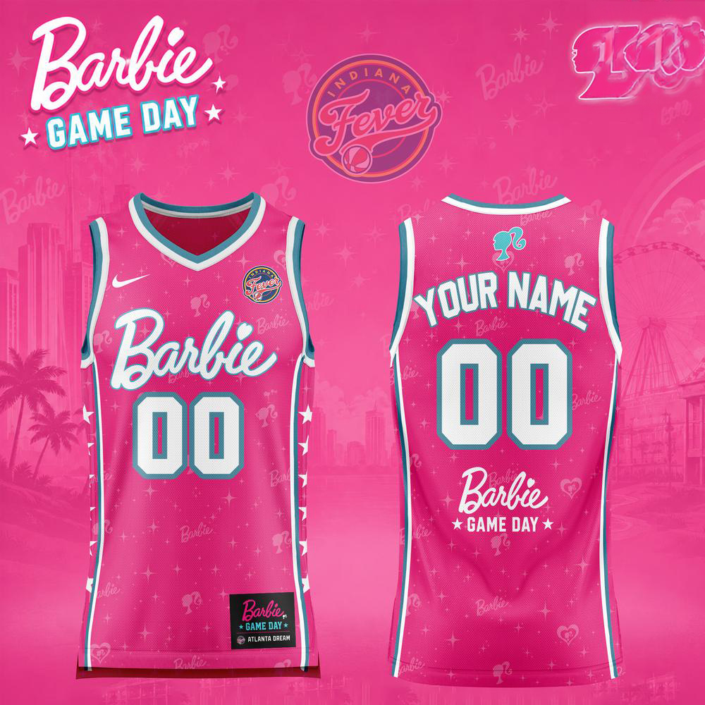 Indiana Fever Barbie 2026 Pink Basketball Game Day Jersey