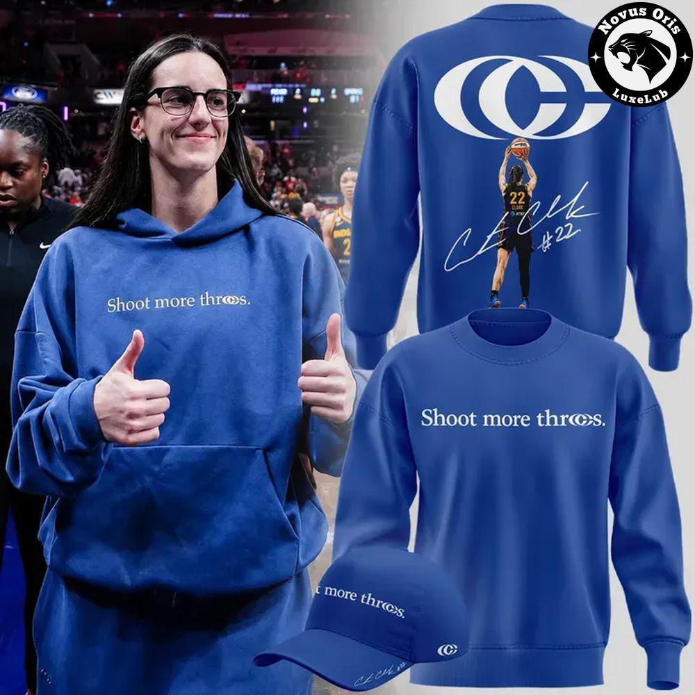 Indiana Fever Caitlin Clark Shoot More Threes Sweatshirt 1 - Unicasport Indiana Fever Caitlin Clark Shoot More Threes Sweatshirt