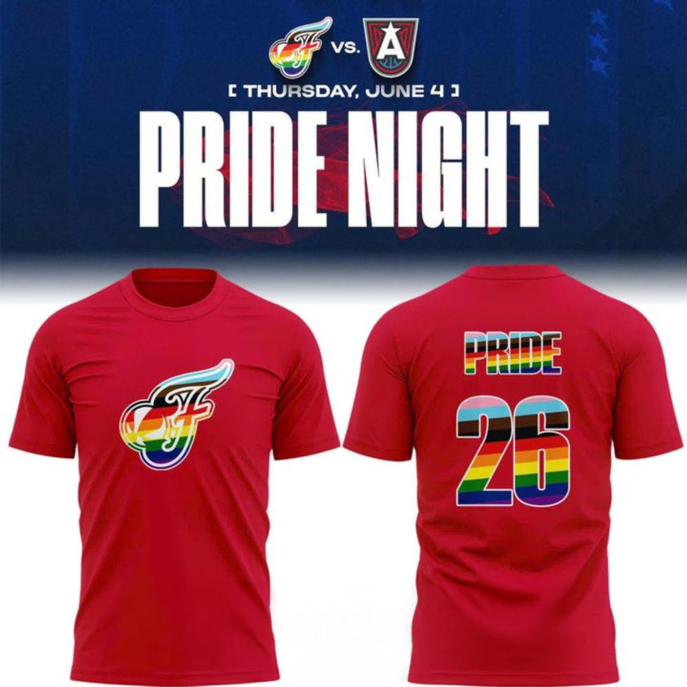Indiana Fever Pride Night 2026 Limited Edition Shirt