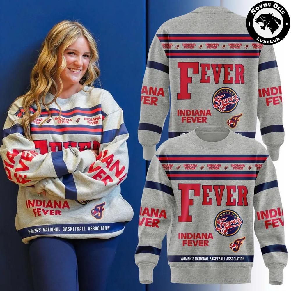 Indiana Fever WNBA Basketball All Over Print Pullover Sweatshirt 1 - Unicasport Indiana Fever WNBA Basketball All Over Print Pullover Sweatshirt