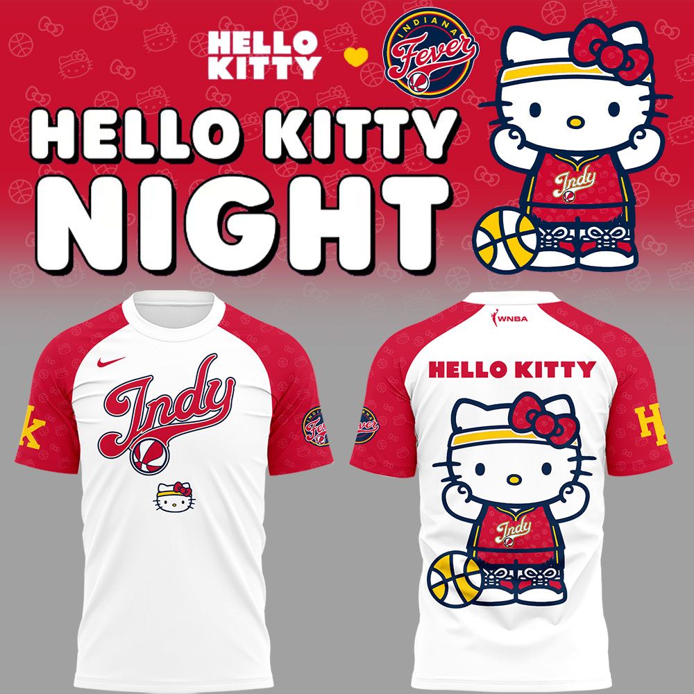 Red White Shirt - Indiana Fever x Hello Kitty Night 2026