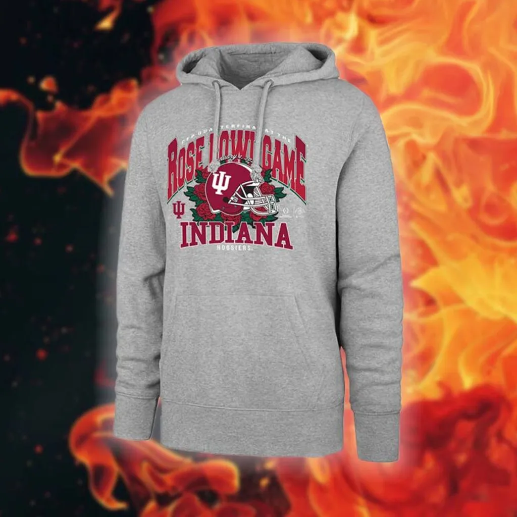 Indiana Football Rose Bowl Collection Merch Rose Bowl Game Logo Hoodie Gifts For Brothers Indiana Football Rose Bowl Collection Merch Rose Bowl Game Logo Hoodie Gifts For Brothers - Image 1