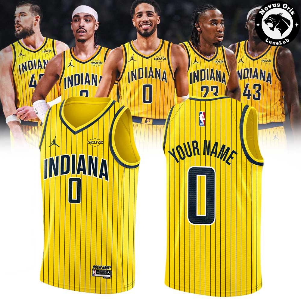 Indiana Pacers Pinstripes Statement Edition Basketball Jersey 1 - Unicasport Indiana Pacers Pinstripes Statement Edition Basketball Jersey