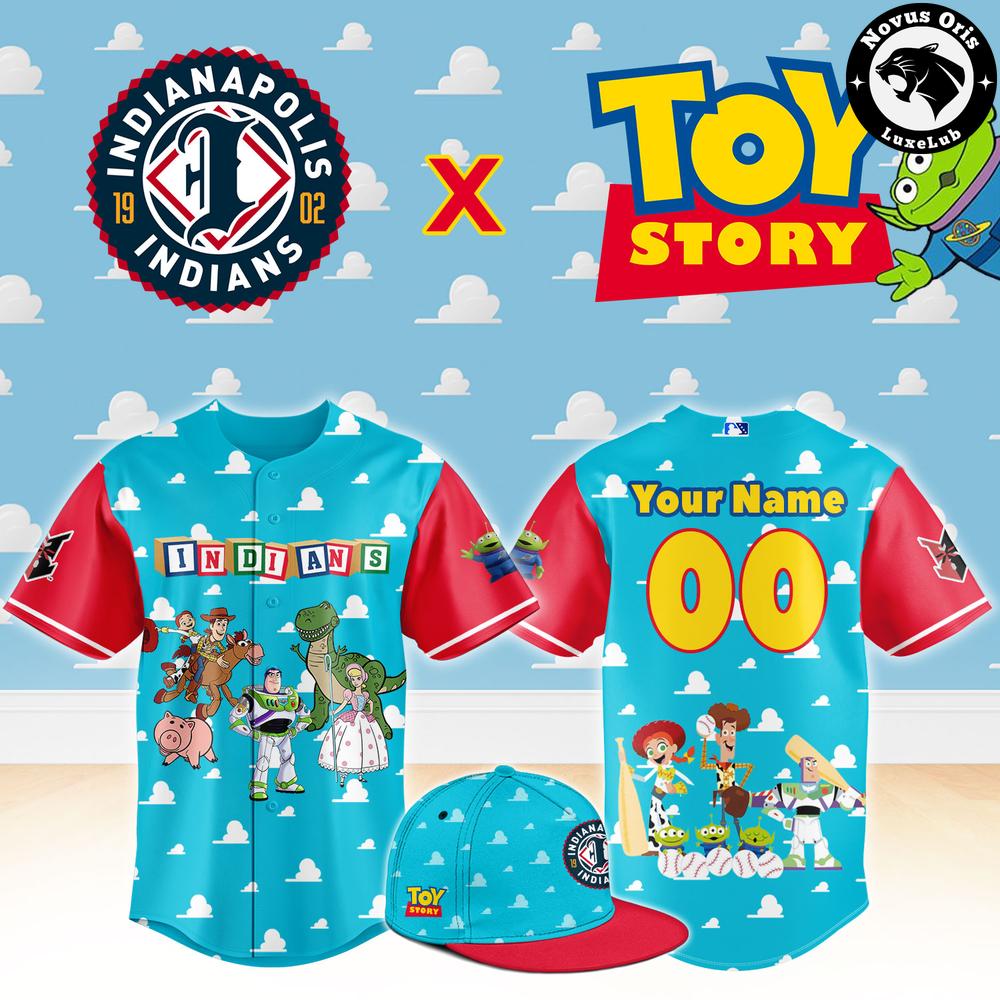 Indianapolis Indians x Toy Story Night Woody Buzz Lightyear Custom Baseball Jersey 1 - Unicasport Indianapolis Indians x Toy Story Night Woody Buzz Lightyear Custom Baseball Jersey