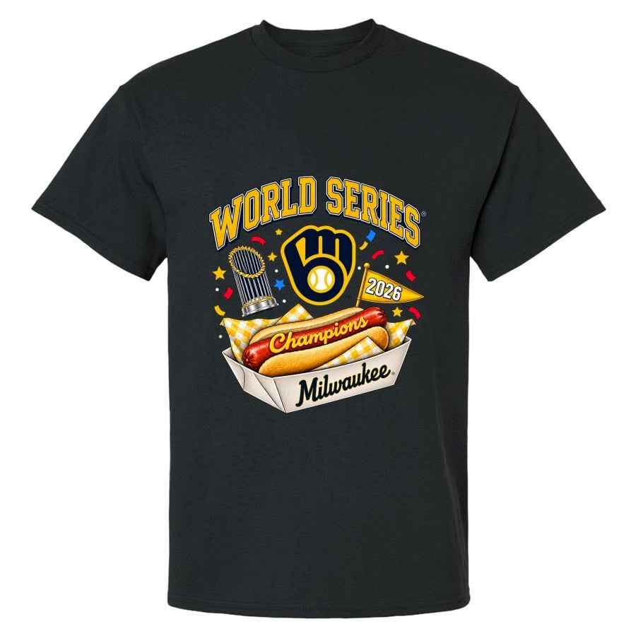 Infant Milwaukee Brewers Tiny Turnip Navy 2026 World Series Champions Shirt