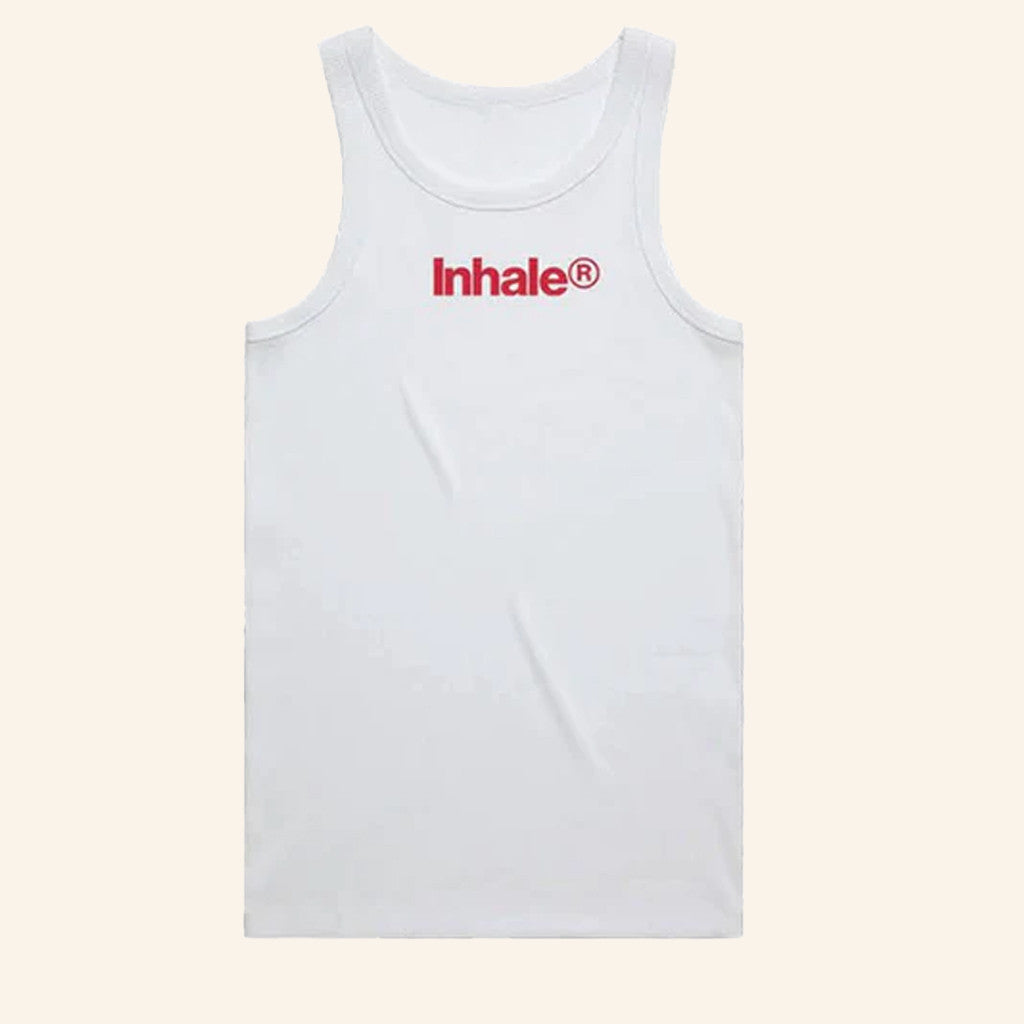 Inhaler Merch Inhaler Logo White Tank Top Best Birthday Gift For Friend