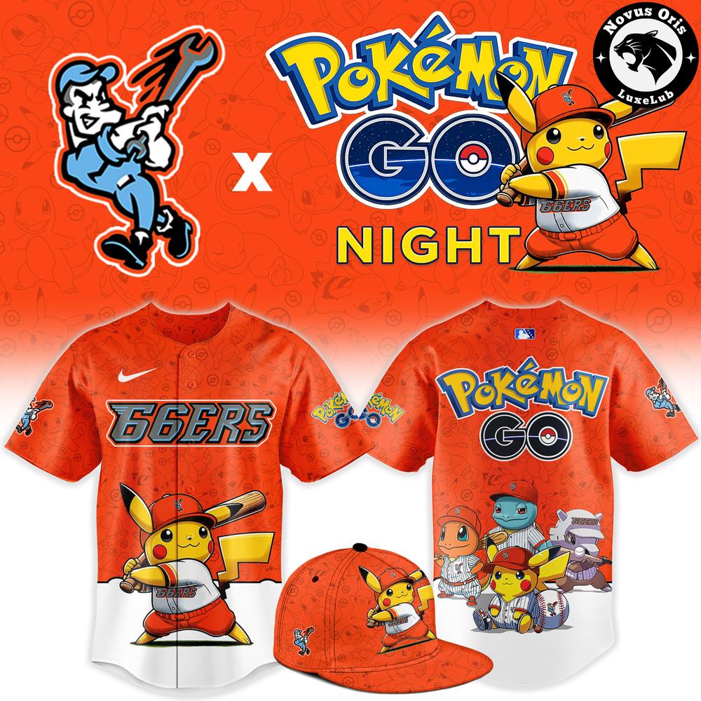 Inland Empire 66ers x Pokemon GO Night Custom Limited Baseball Jersey 1 - Unicasport Inland Empire 66ers x Pokemon GO Night Custom Limited Baseball Jersey