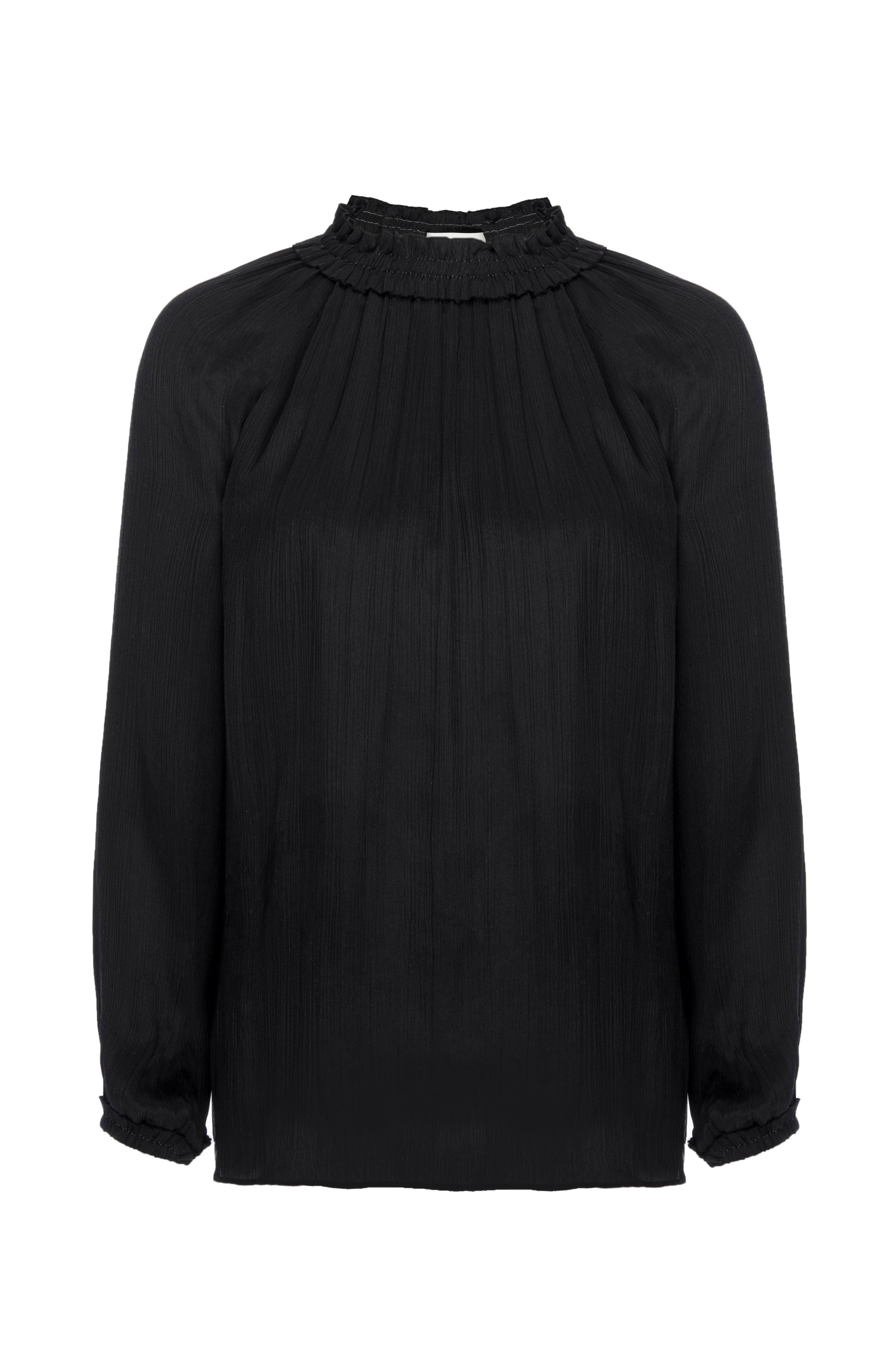 iPage Eli Shirred Sleeve Elegant Blouse for Women - Image 6