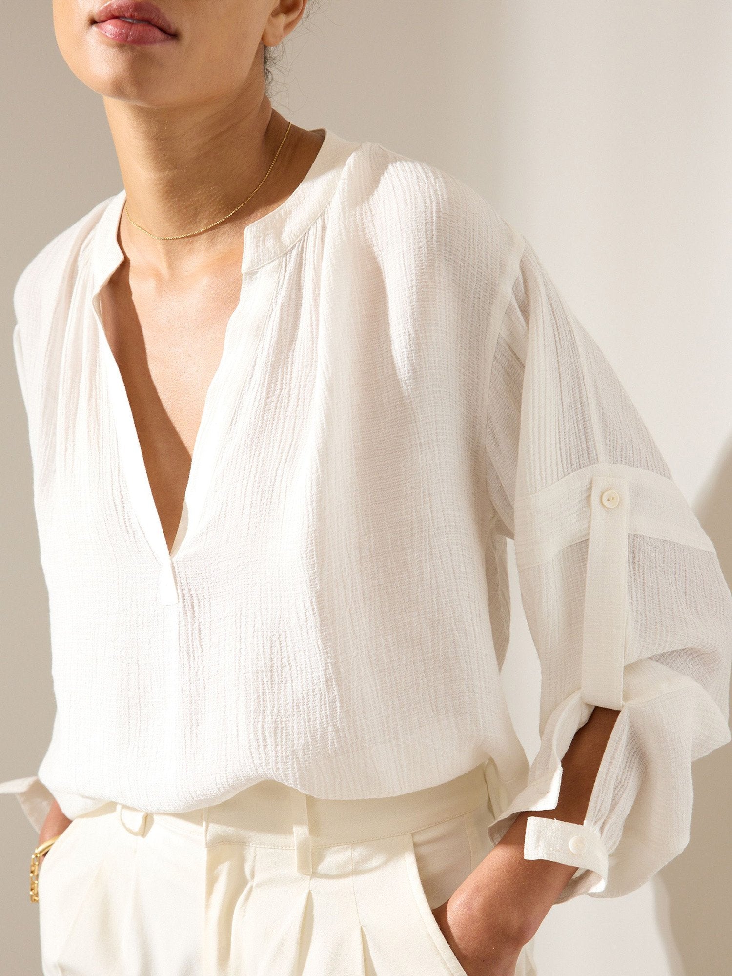 iPage Jaxon Relaxed Long Sleeve Fashion Top for Women - Image 5