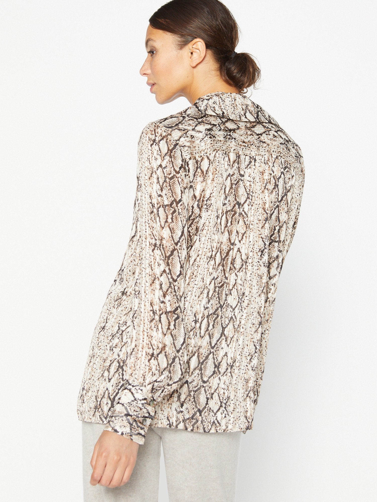 iPage Layra Soft Drape Casual Fashion Blouse for Women - Image 3