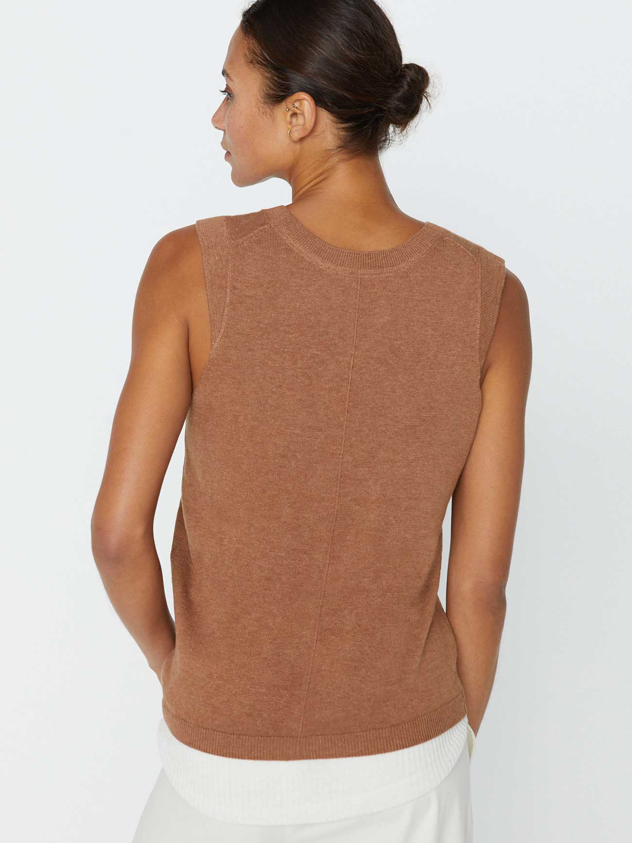 iPage Loreen Ribbed Layered Casual Tank for Women - Image 3