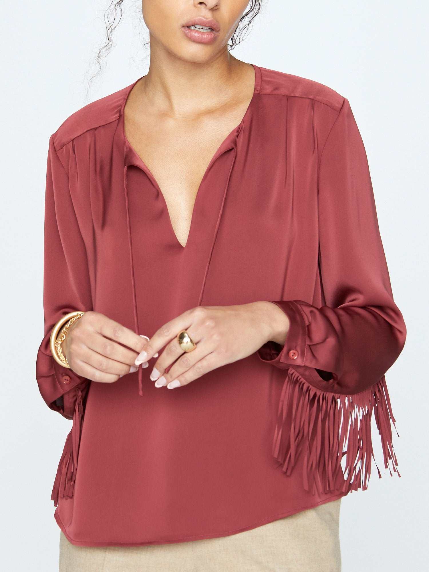 iPage Peyton Lightweight Long Sleeve Blouse for Women