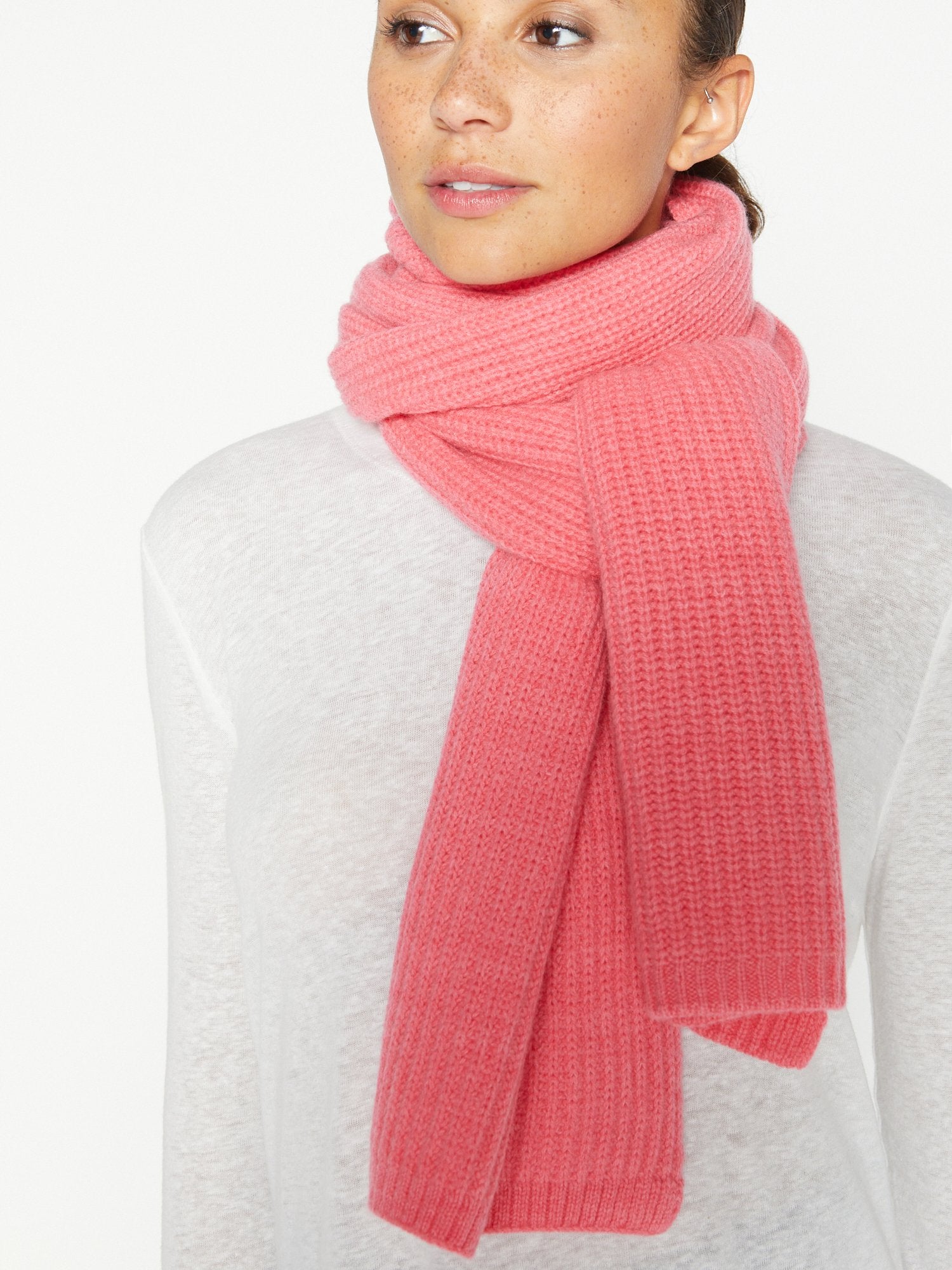 iPage Ribbed Winter Fashion Scarf for Women