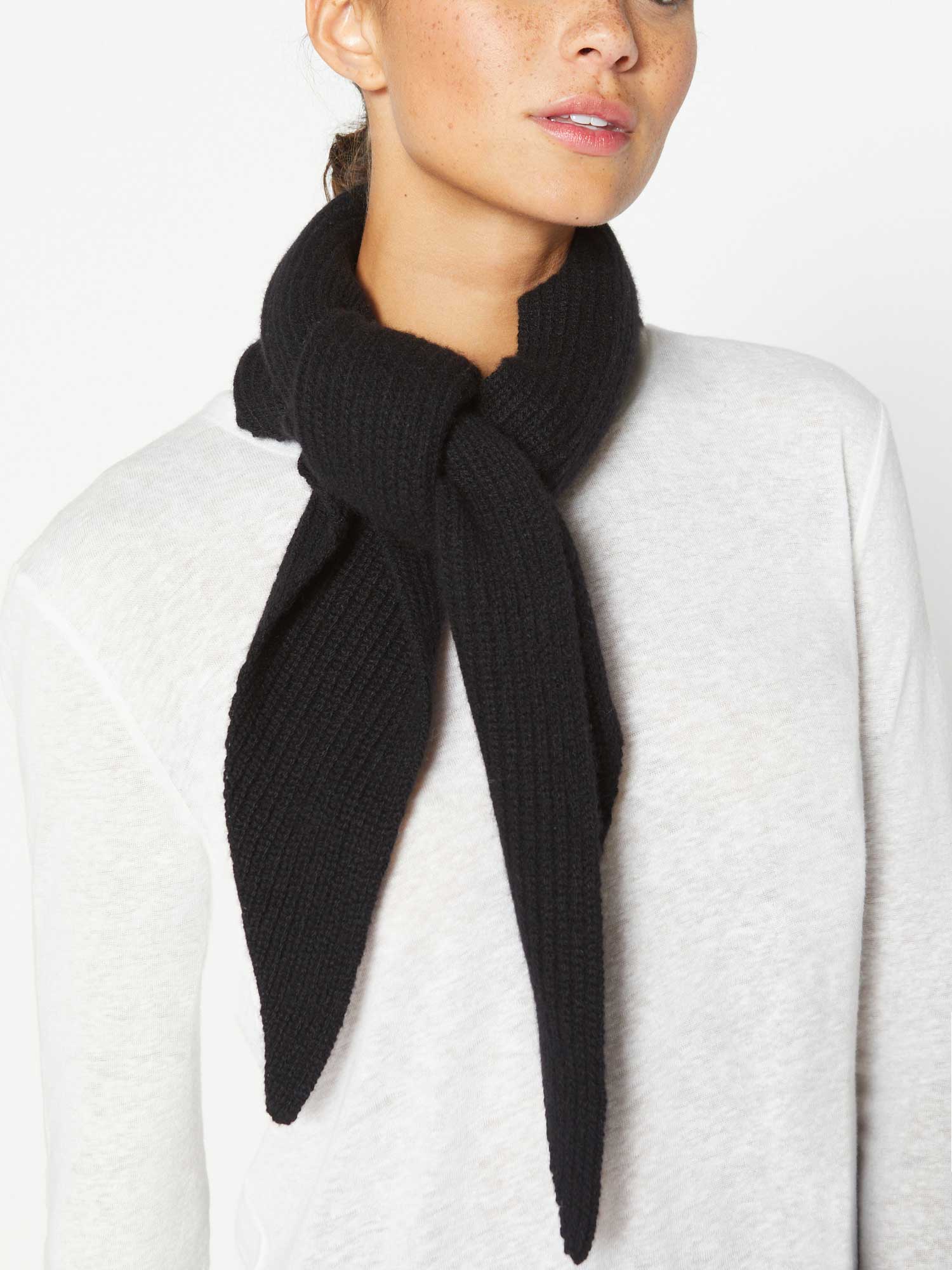 iPage Soft Knit Blend Elegant Neck Tie Scarf for Women - Image 2