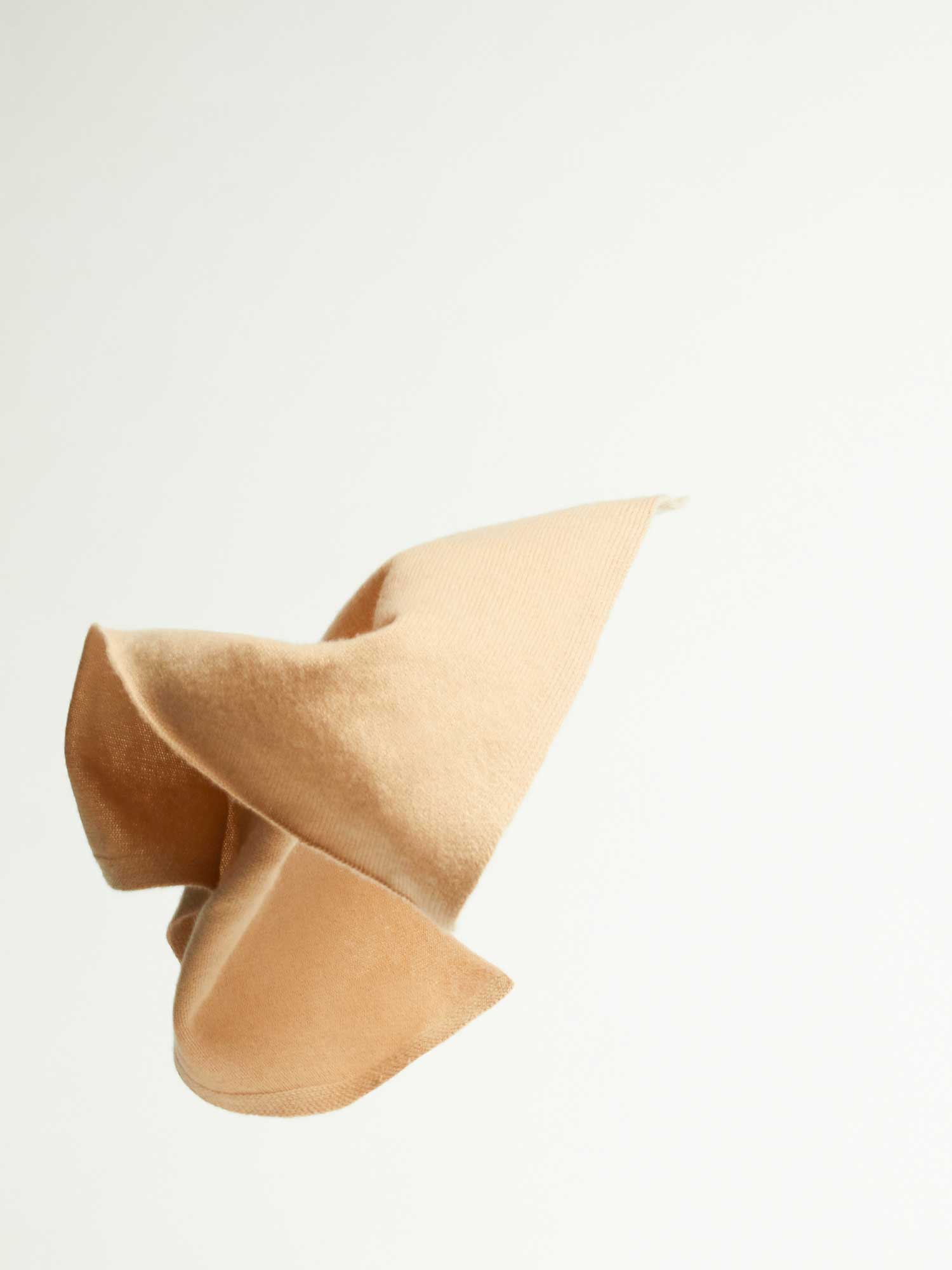 iPage Soft Knit Blend Soft Neck Square Scarf for Women - Image 4