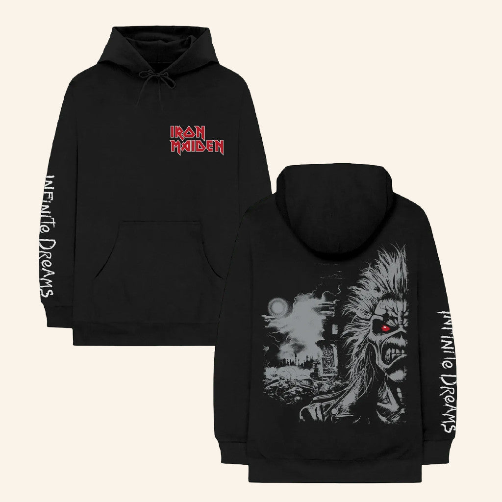 Iron Maiden Merch Infinite Dreams Hoodie Gift Ideas For Music Lovers