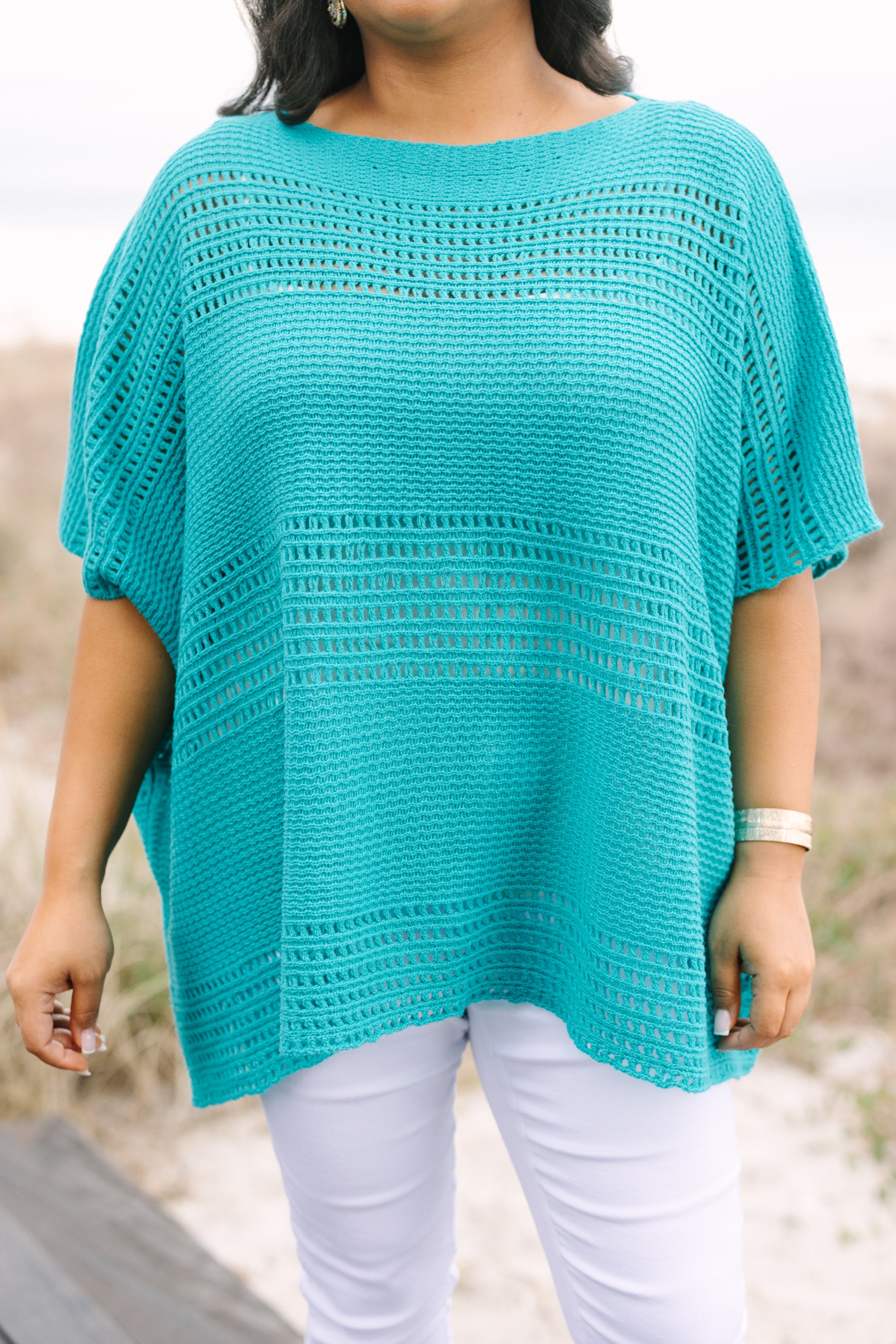 It's The Standard Sweater, Teal 5 It's The Standard Sweater, Teal - Image 5