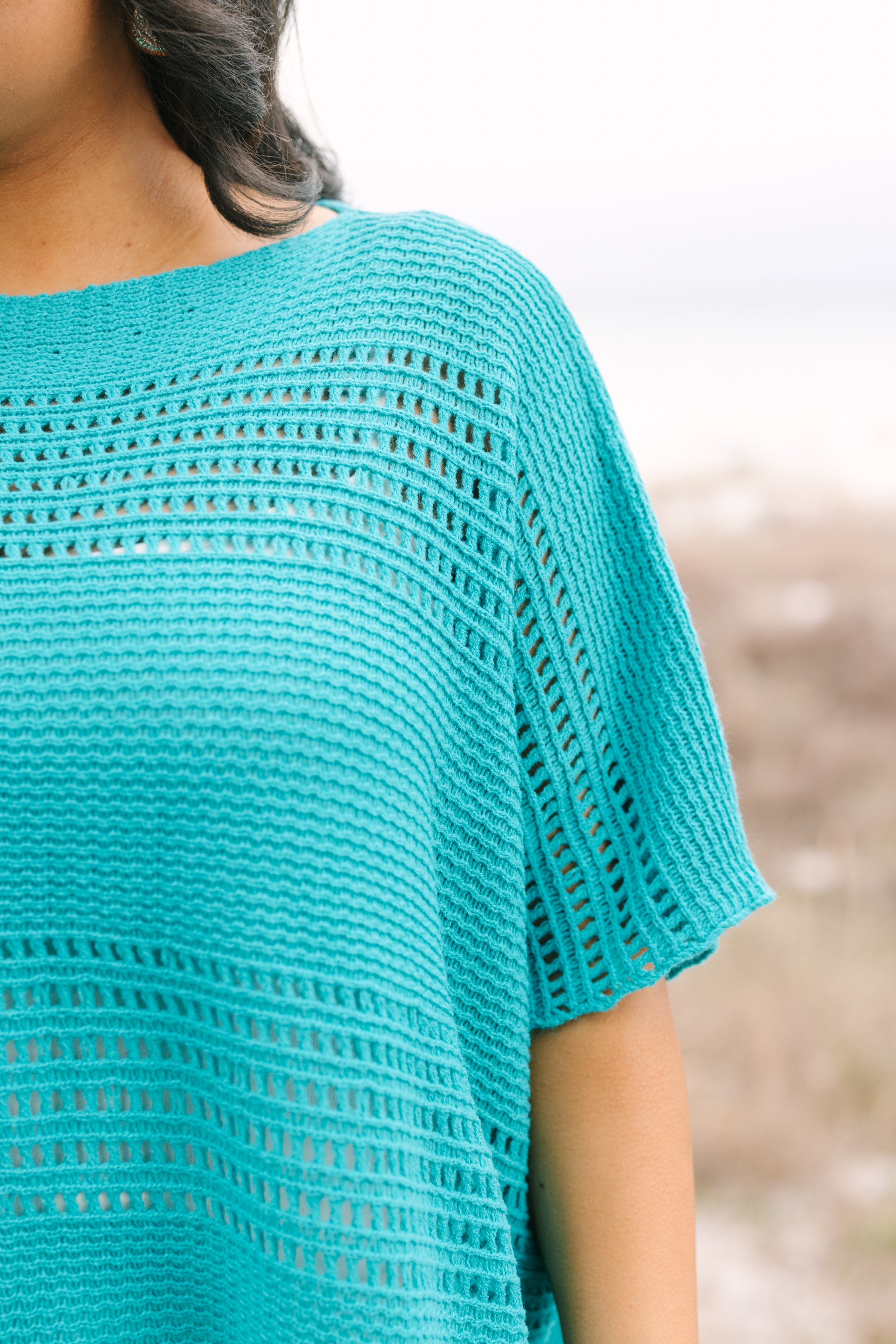 It's The Standard Sweater, Teal 4 It's The Standard Sweater, Teal - Image 4