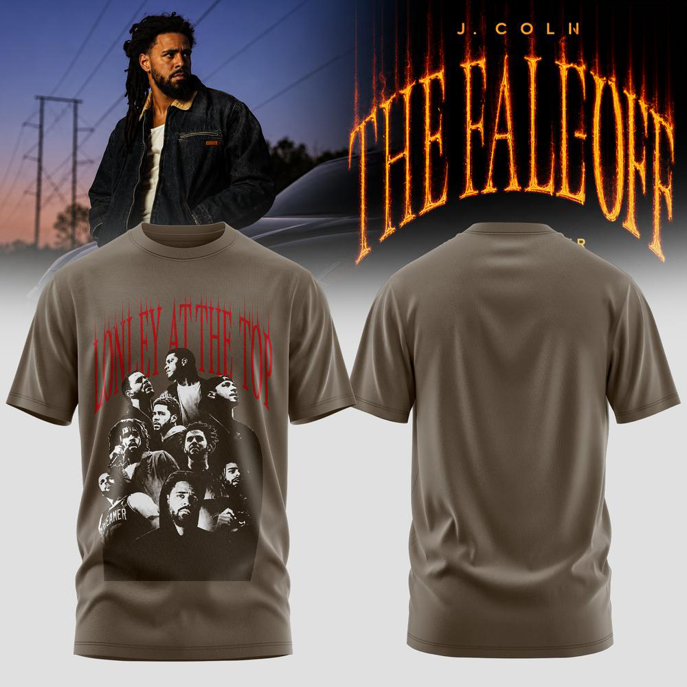 J Cole Brown World Tour Graphic T Shirt