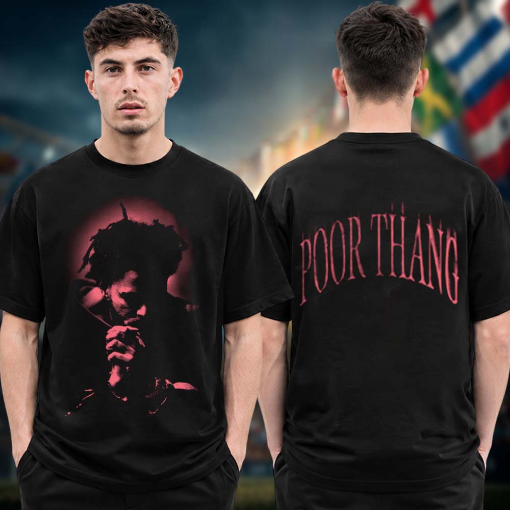 J Cole The Fall Off World Tour 2026 Poor Thang Two Sided Unisex T Shirt