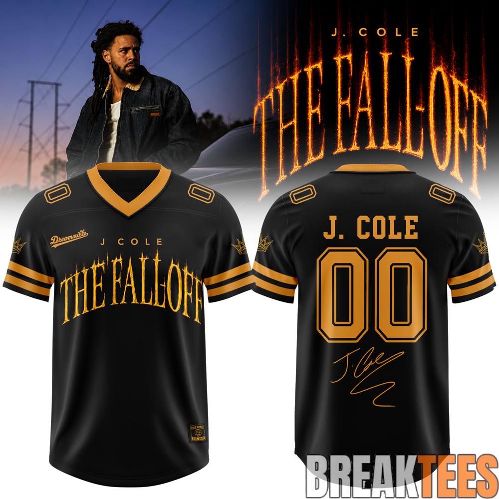 Limited Football Jersey - J Cole The FallOff Tour