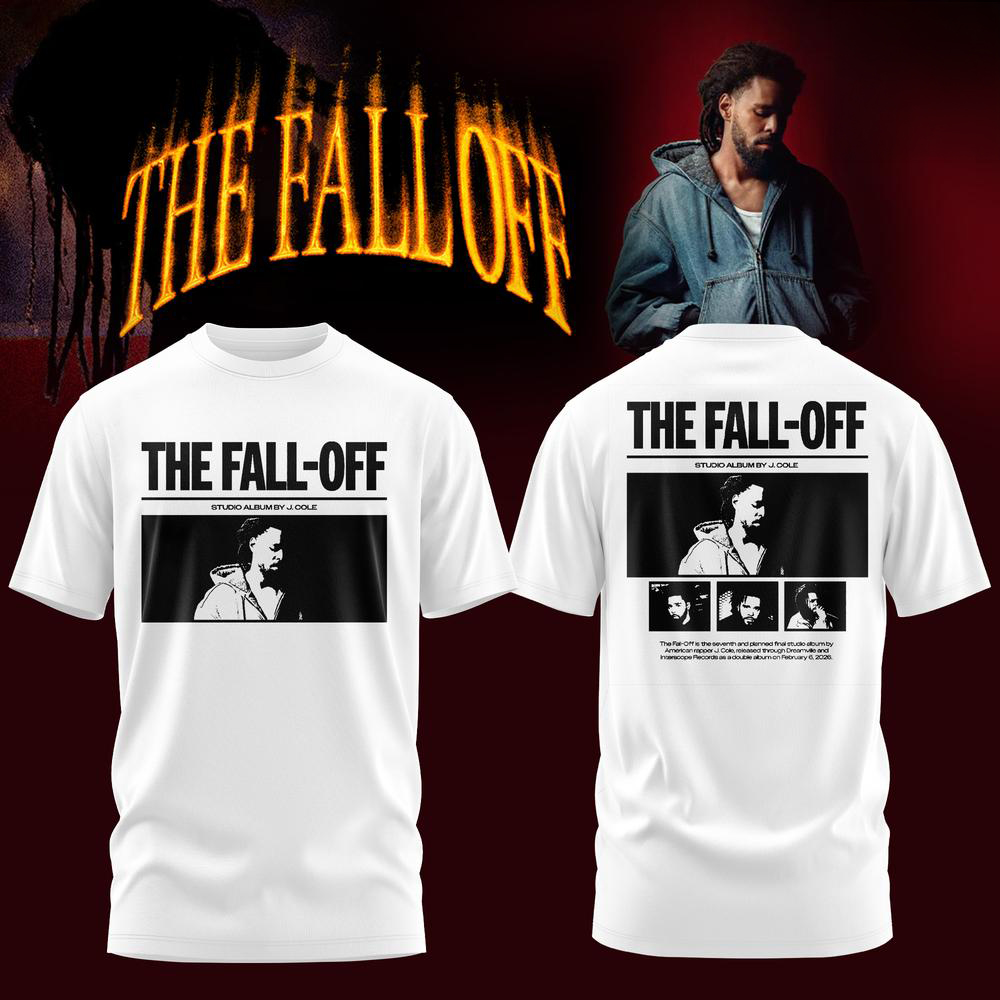 J Cole White Tour Fan T Shirt