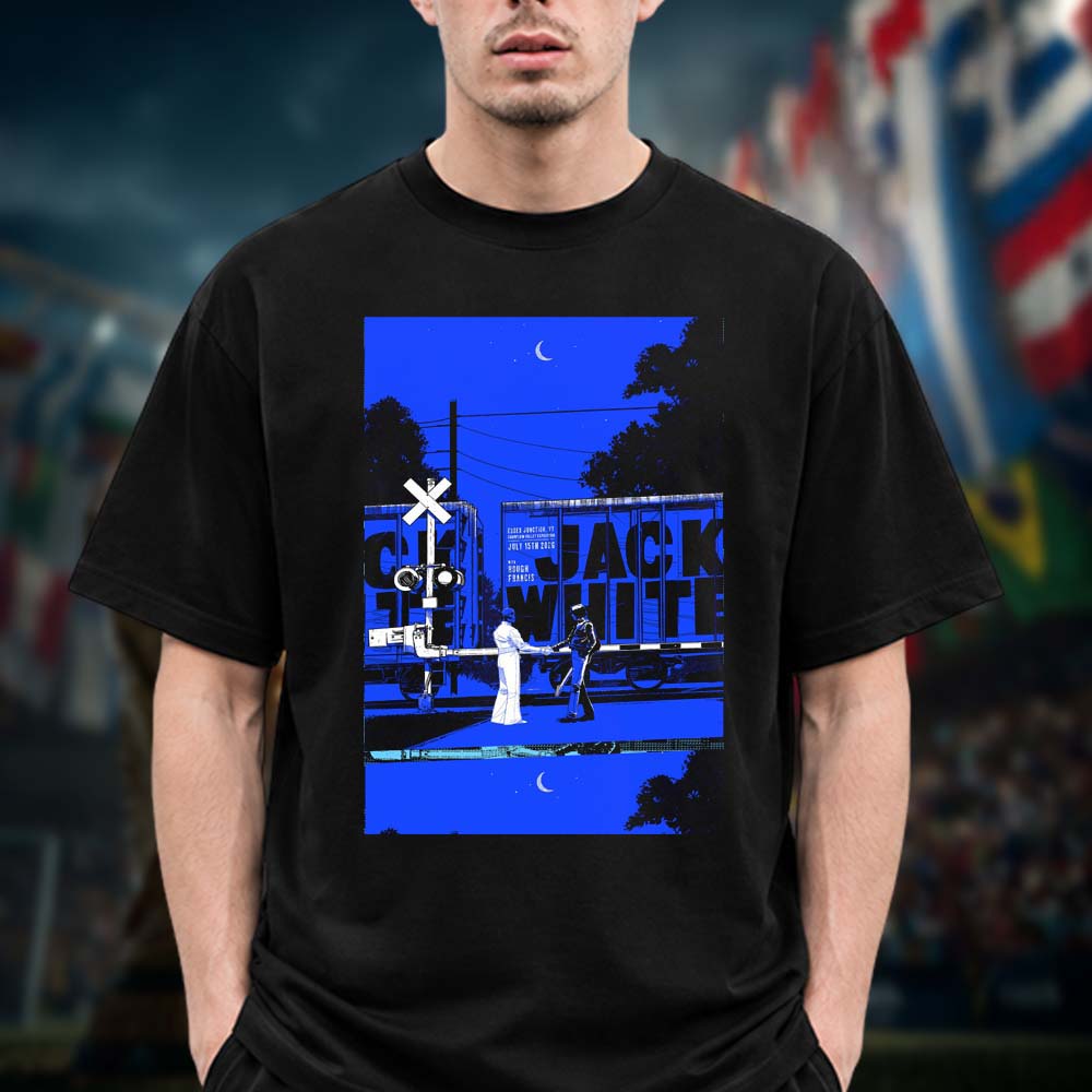 Jack White Concert Poster from Champlain Valley Exposition In Essex Junction YT On July 15 2026 Unisex T Shirt