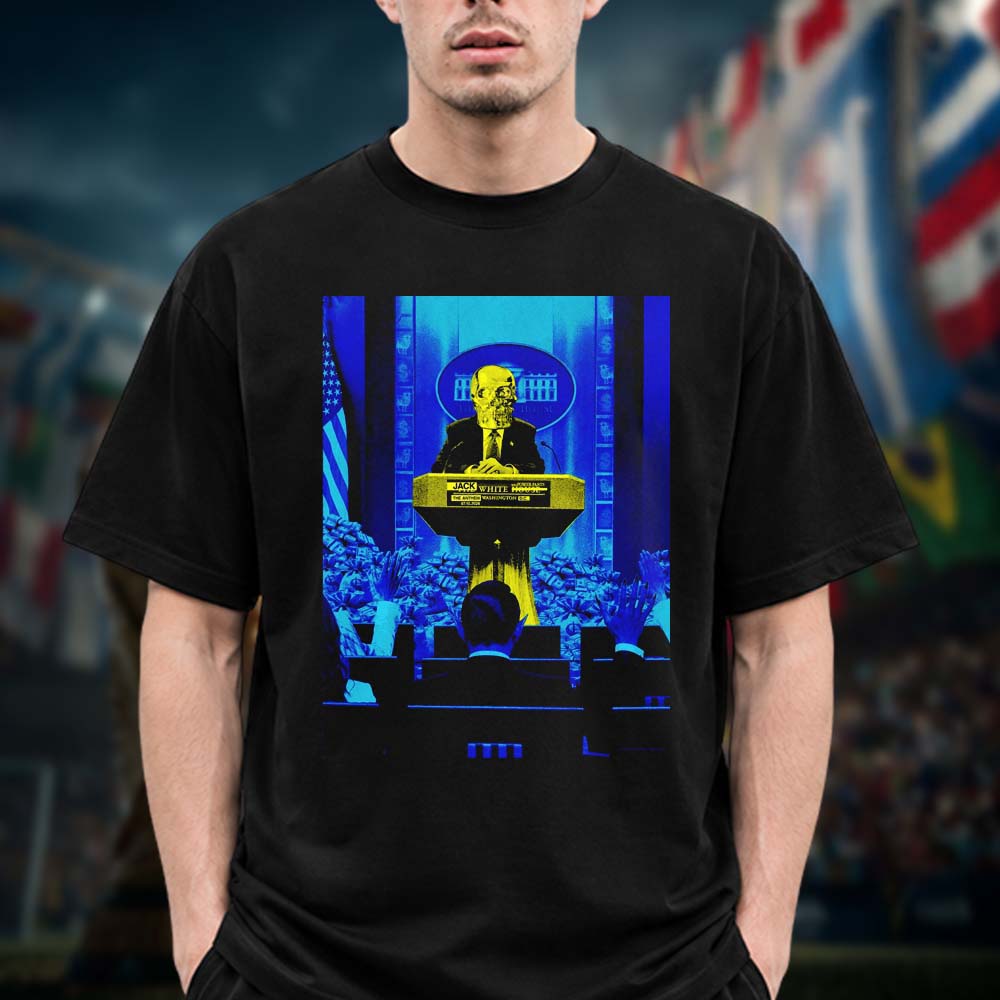 Jack White Concert Poster from The Anthem In Washington DC On July 10 2026 Unisex T Shirt