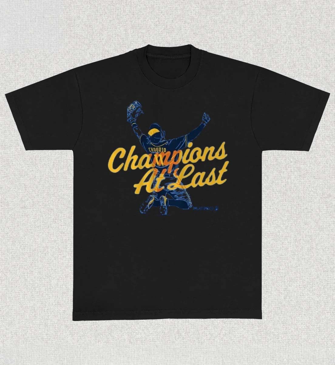 Jackson Chourio Milwaukee Champions At Last 2026 TShirt