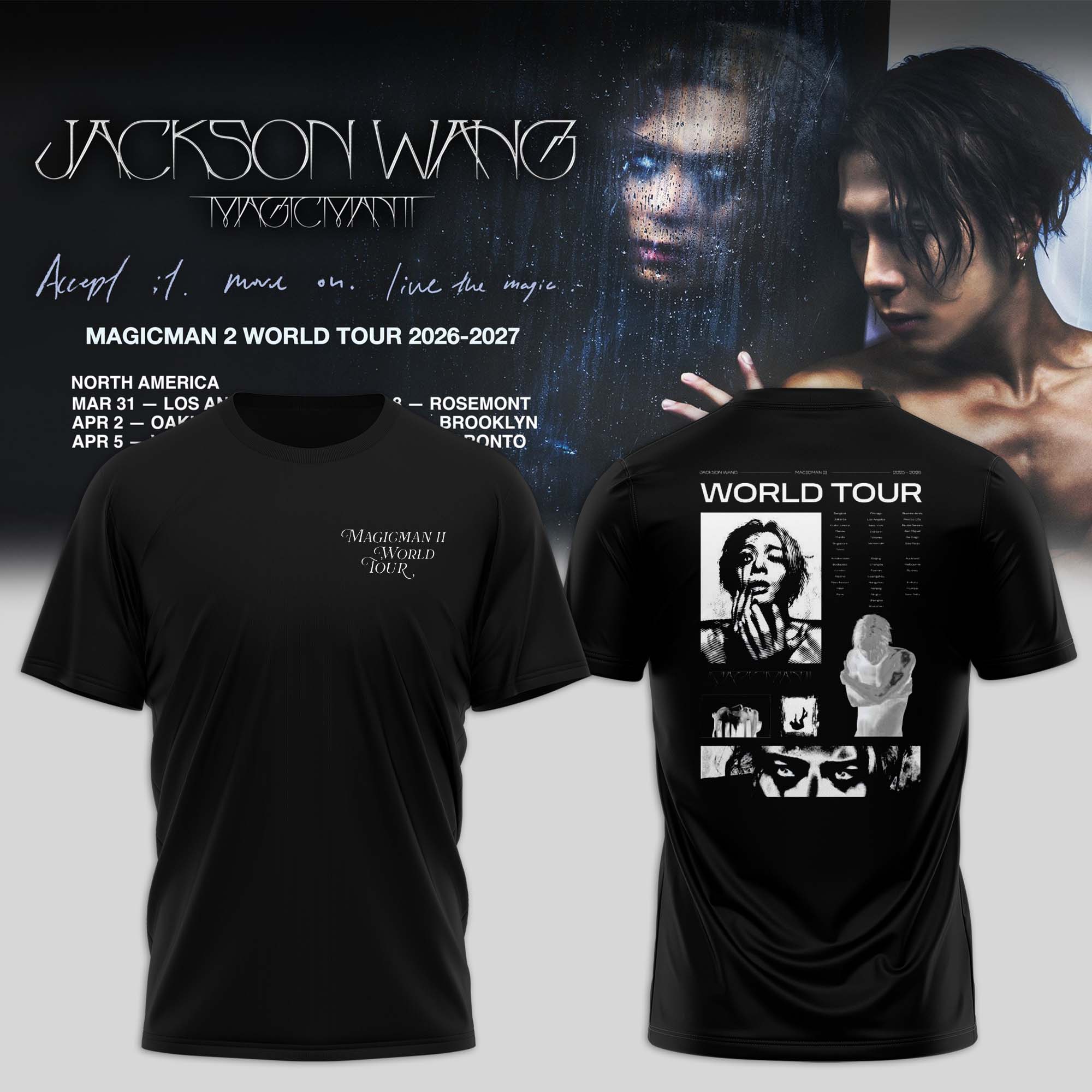 JACKSON WANG – MAGICMAN 2 WORLD TOUR Limited T-shirt