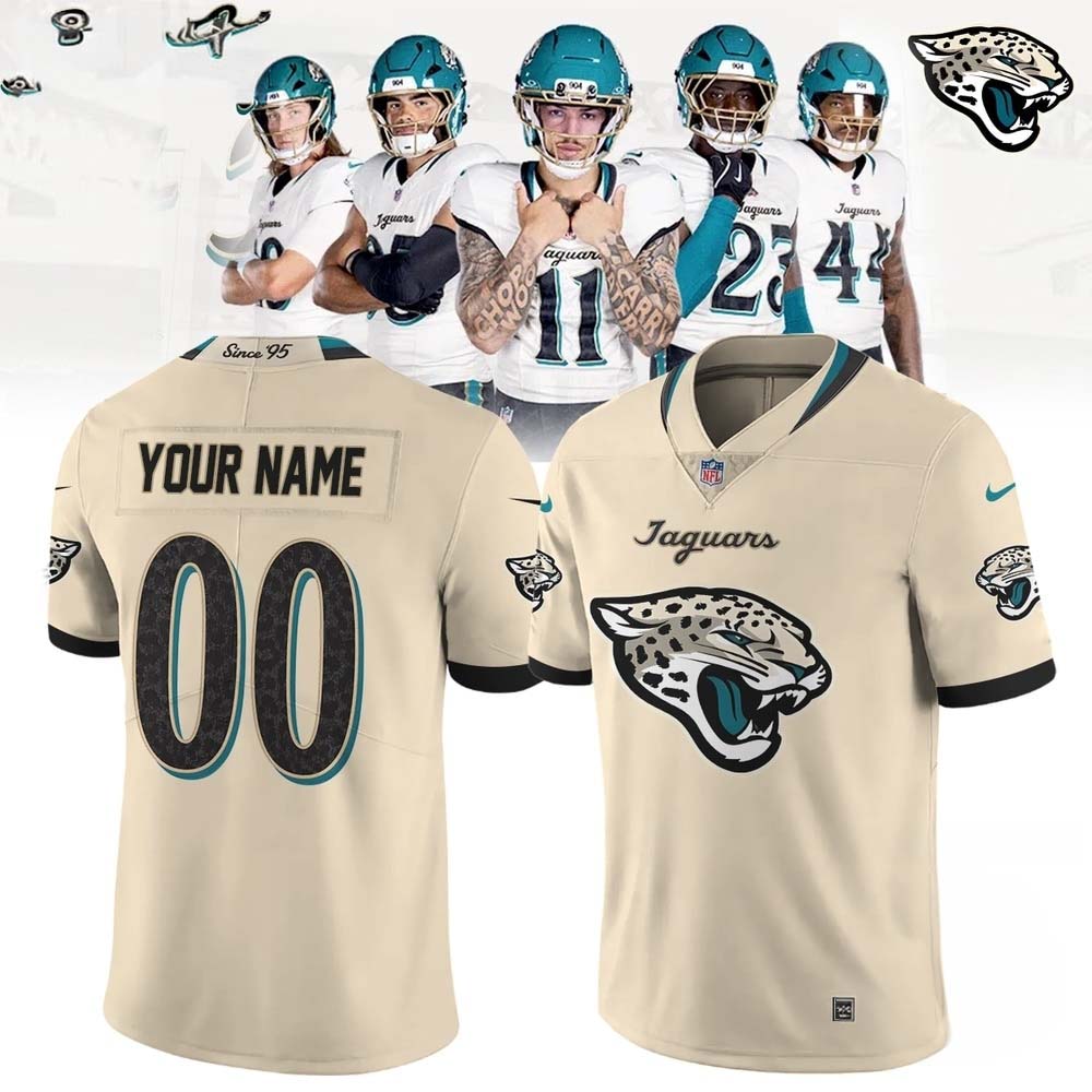 Jacksonville Jaguars NFL Rivalries 2026 Custom Name And Number Football Jersey 1 - Unicasport Jacksonville Jaguars NFL Rivalries 2026 Custom Name And Number Football Jersey