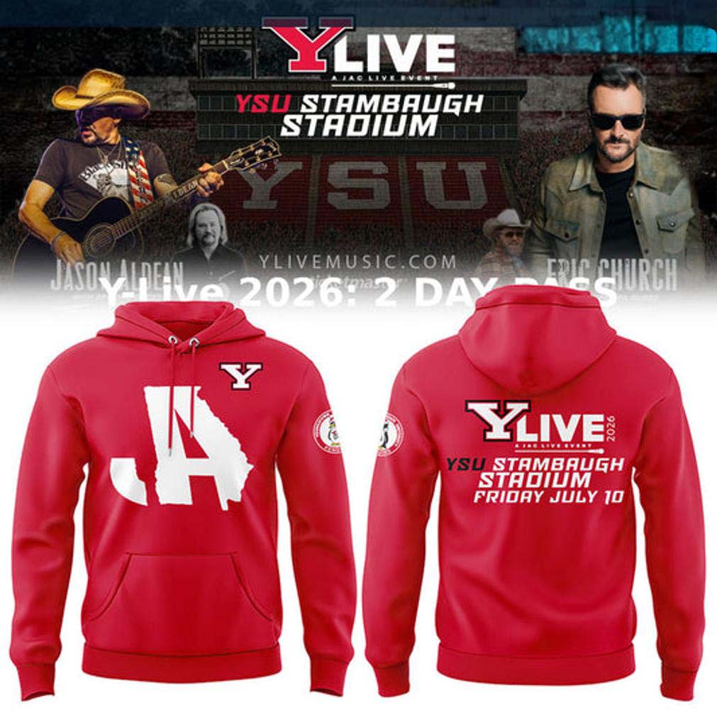 Jason Aldean Red Country Concert Hoodie