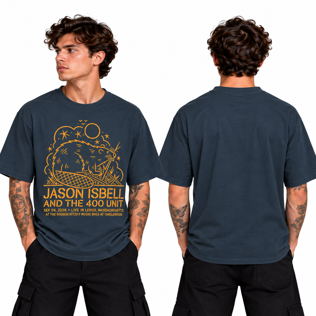 jason isbell and the 400 unit concert koussevitzky music shed at tanglewood in lenox ma t shirt sep 04 2026 merch GSNU7 - merchtourboutique