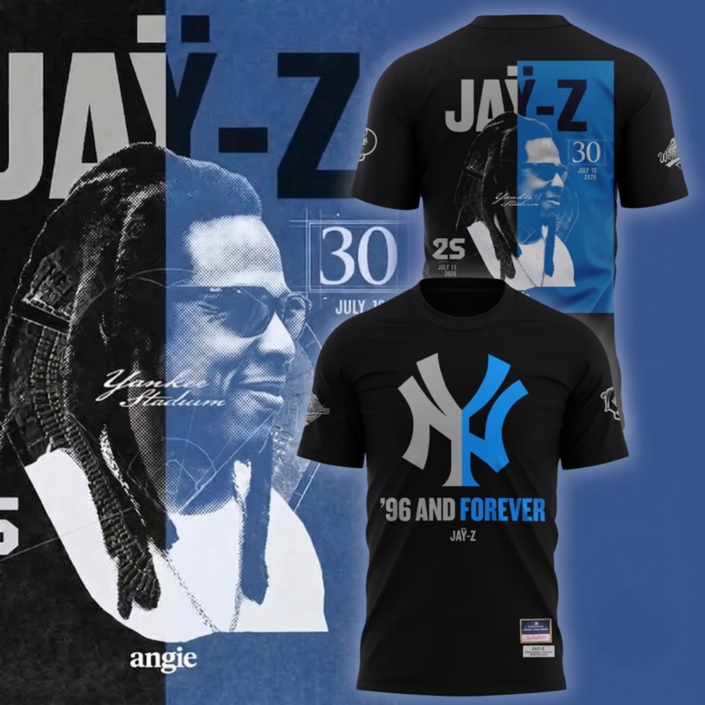 Jay-Z 30 Tour 96 and Forever Limited Edition Graphic T-Shirt