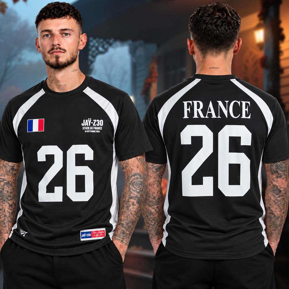 Jay Z Z30 Paris Stade De France September 10 2026 Paris Soccer Jersey 2 - Unicasport Jay Z Z30 Paris Stade De France September 10 2026 Paris Soccer Jersey