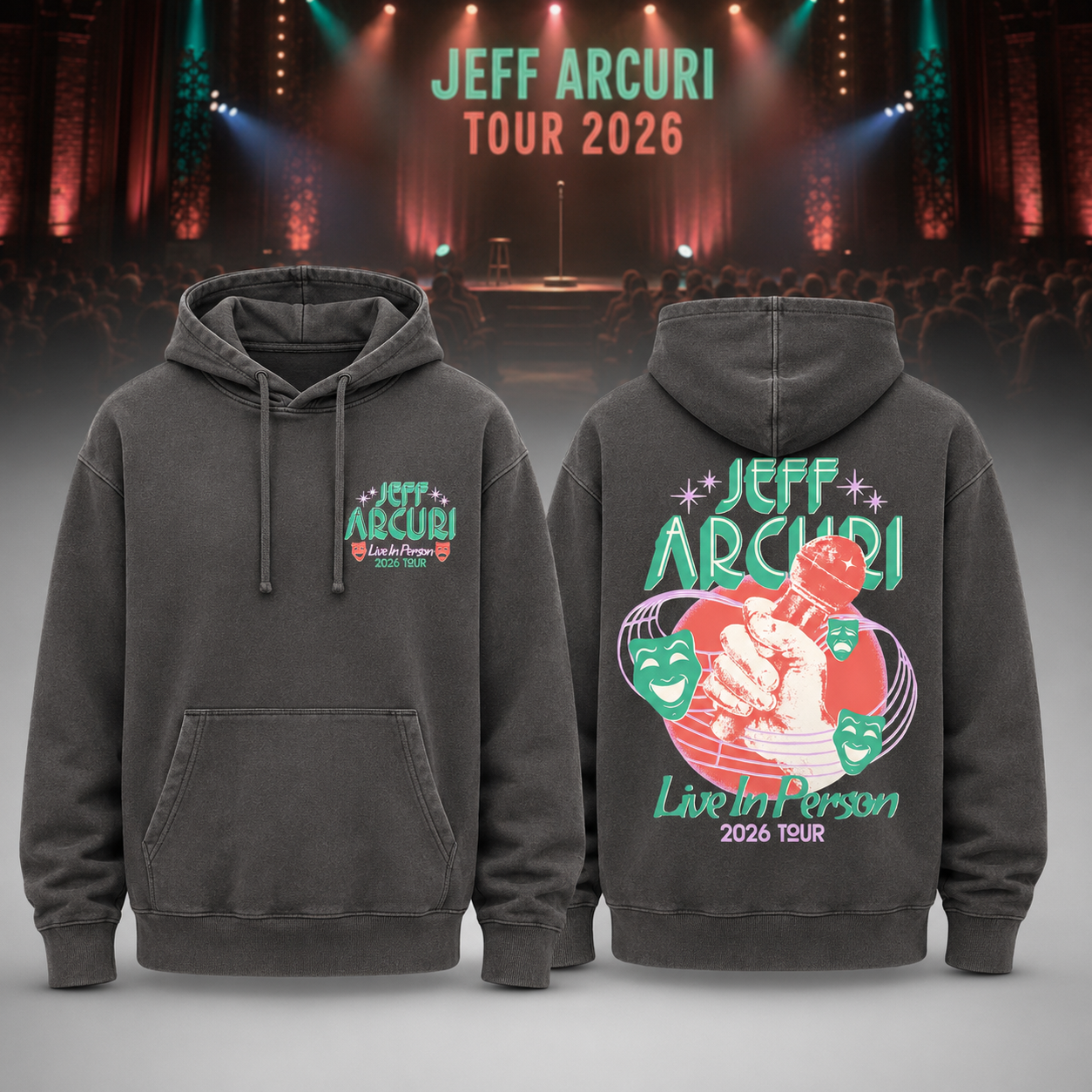 Jeff Arcuri Live In Person 2026 Hoodie