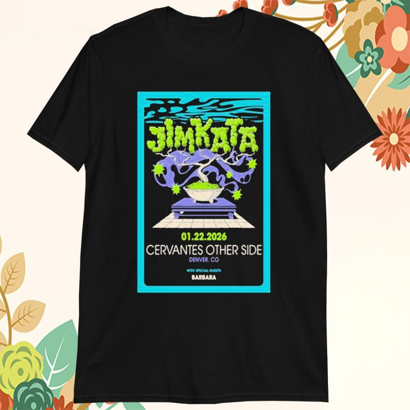 Jimkata Denver CO Concert Jan 22 2026 Tree TShirts