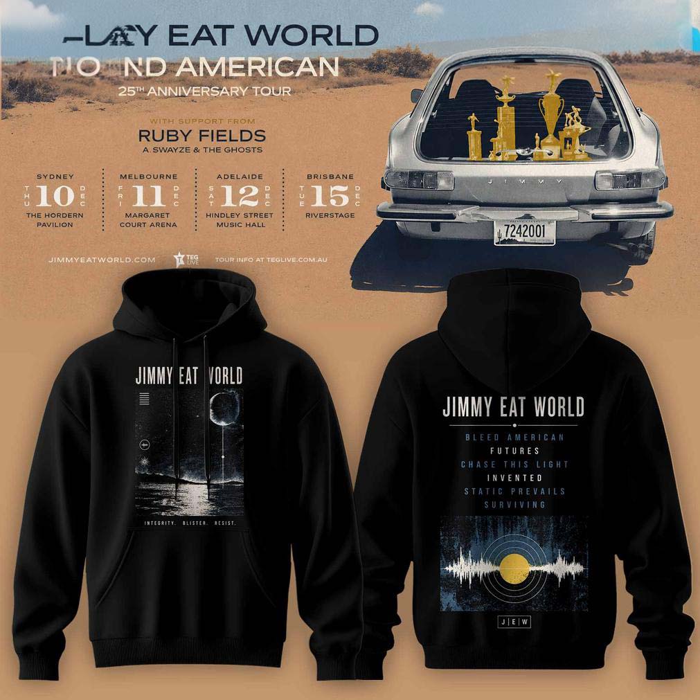 Jimmy Eat World Black Bleed American Fan Hoodie