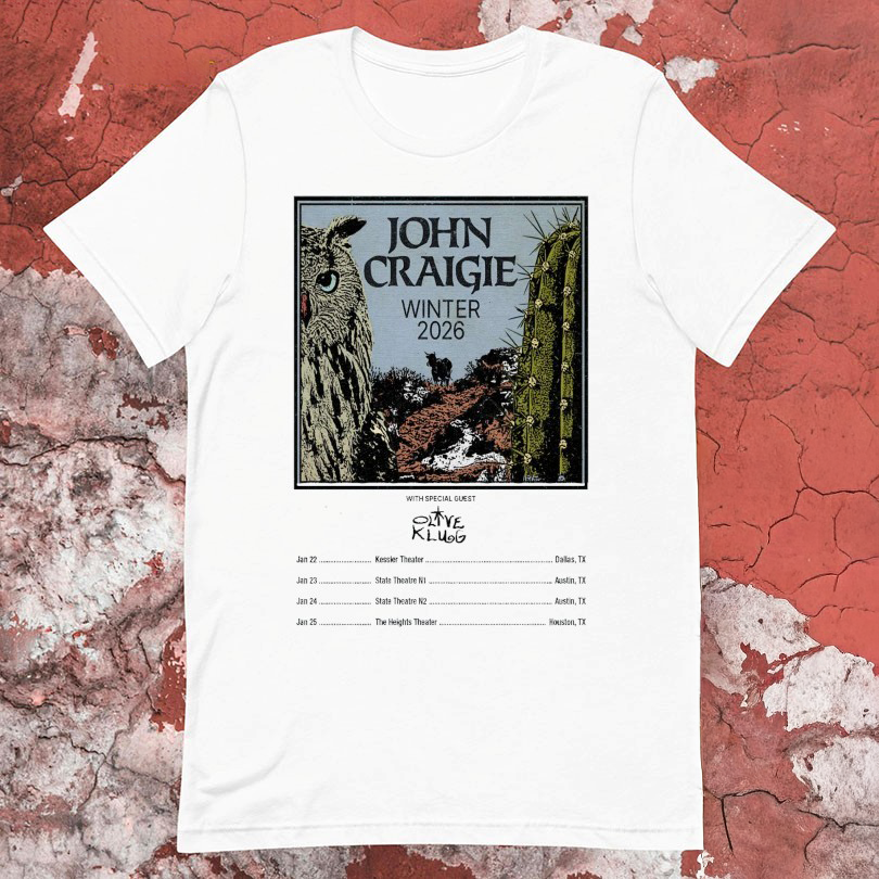 John Craigie Winter Tour 2026 Owl Tshirts