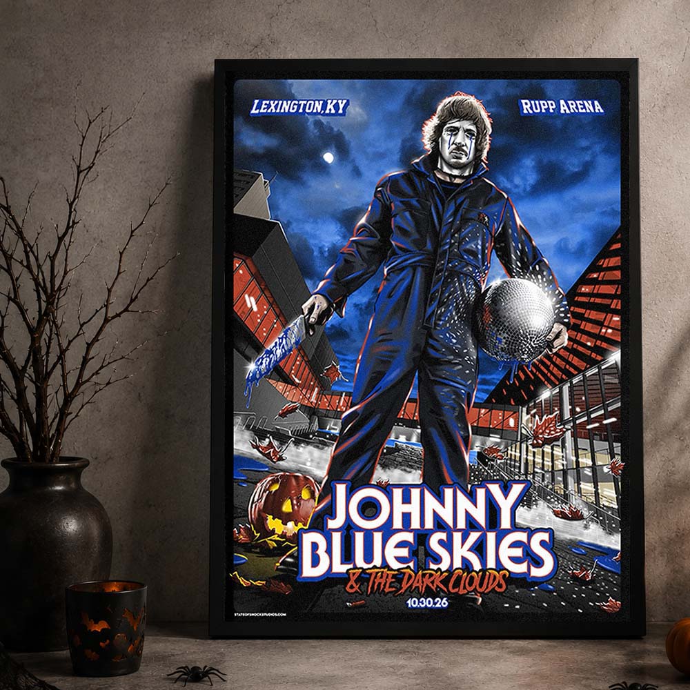 Johnny Blue Skies And The Dark Clouds Lexington KY Event Poster At Rupp Arena In Lexington KY On October 30 2026 Home Decor Poster Canvas