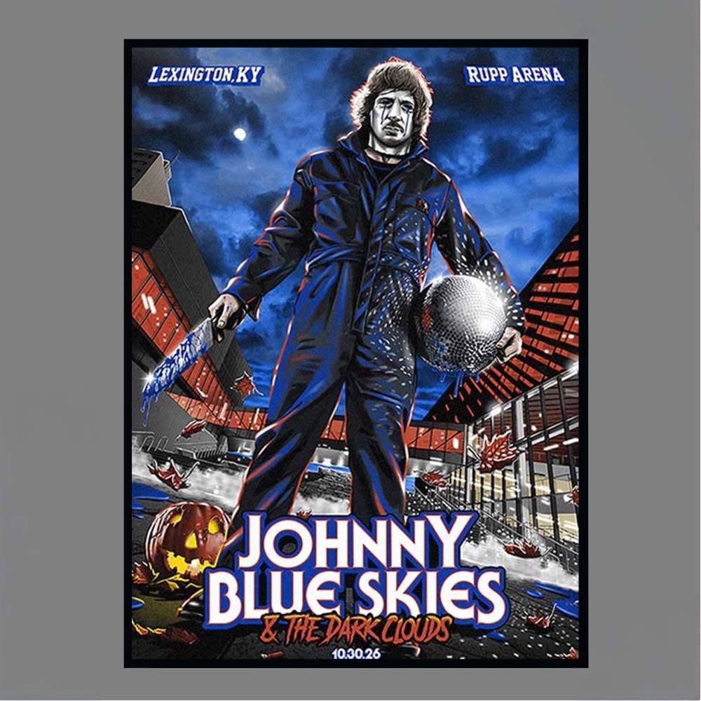 Johnny Blue Skies And The Dark Clouds Lexington KY Rupp Arena 103026 Art Print Poster